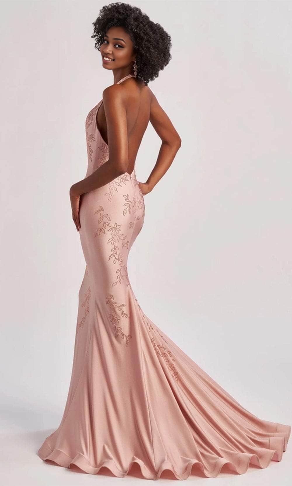 Prom Dresses Shops Off Shoulder Halter Prom Dress Sleeveless Mermaid Formal Dress Floor Length Prom Clothing Formal Women's Dresses